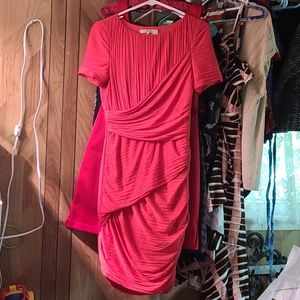 Halston Heritage red dress